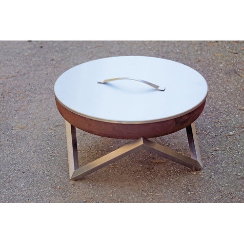 Curonian Stainless Steel Fire Pit Cover & Reviews Wayfair